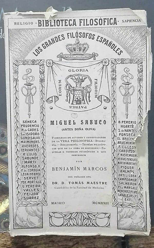 Miguel Sabuco,grandes filósofos españoles