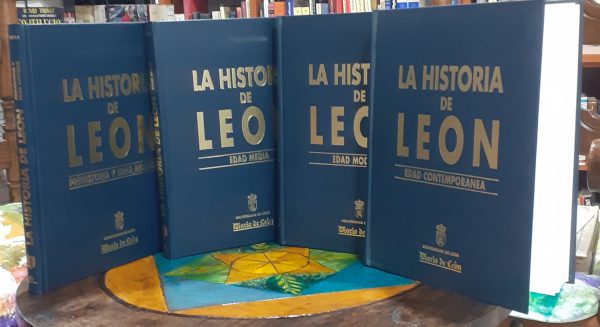 La historia de León 4 Tomos Prehistoria y edad antigua/Edad Media/Edad Moderna/Edad contemporánea