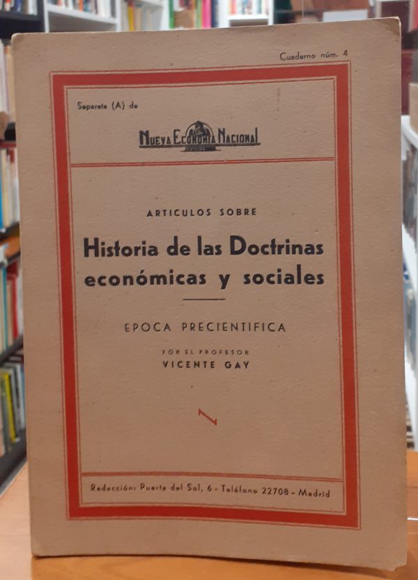 Artículos sobre Historia de las doctrinas económicas y sociales  Época Precientífica Cuaderno 4