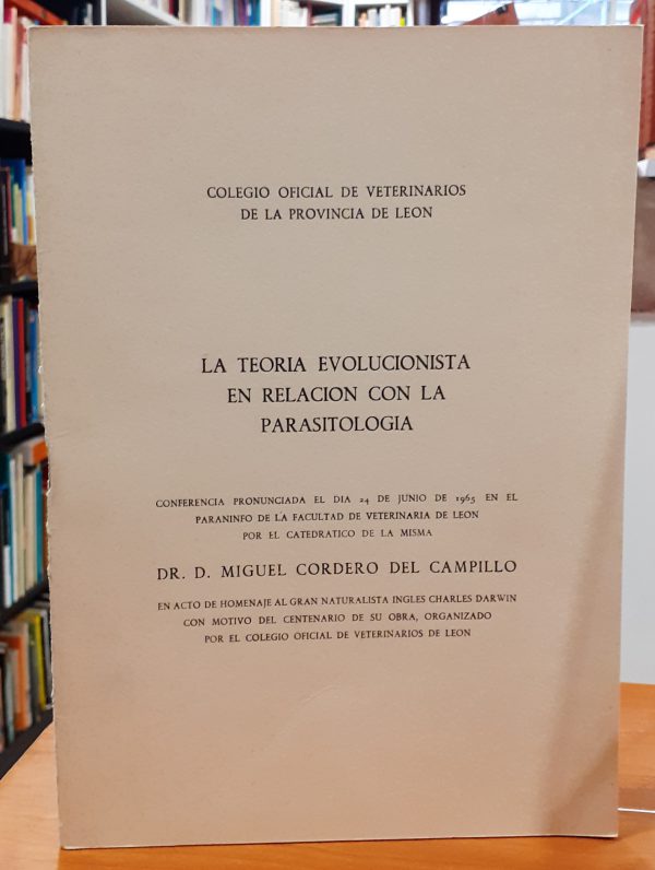 La teoría evolucionista en relación con la parasitología
