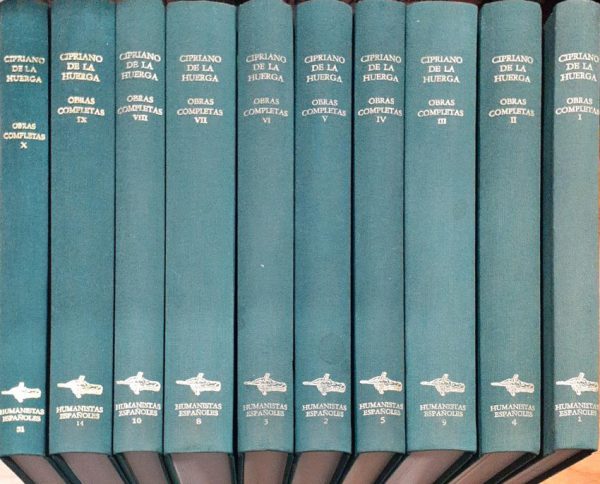 Obras completas ( Tomos I – X  ) I-  Prolegómenos y testimonios/El sermón de los pendones –  II - Comentarios al libro de Job 1ª Parte – III - Comentarios al libro de Job 2ª Parte – IV - Comentario al salmo XXXVIII/Comentario al salmo CXXX – V-  Comentario al Cantar de los Cantares 1ª parte – VI -  Comentario al Cantar de los Cantares 2ª parte – VII - Comentario al profeta Nahum – VIII -Copentencia de la hormiga con el hombre/Cartas/Pareceres – IX  Estudio monogáfico colectivo – X -Nuevos escritos y testimonios/Índices