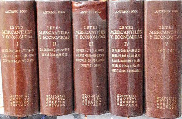 Leyes mercantiles y económicas ( 5 Tomos )
