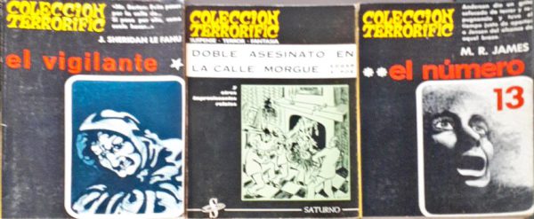 Colección Terrorific 3 Números : -3-Doble asesinato en la calle Morgue – 5- El número 13 - 7- El Vigilante y otros relatos