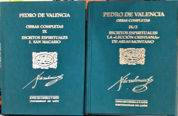 Obras completas – IX – Escritos espirituales 1 . San Marcelo – IX/2 – Escritos espirituales 2. La lección cristiana de Arias Montano