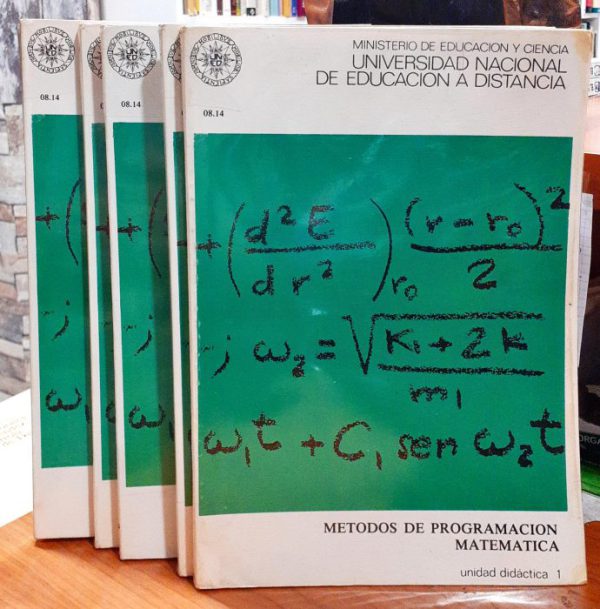 Métodos de programación matemática – Unidad didáctica 1-6 ( 6 Volúmenes )
