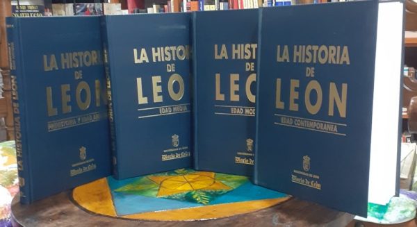 La historia de León 4 Tomos Prehistoria y edad antigua/Edad Media/Edad Moderna/Edad contemporánea