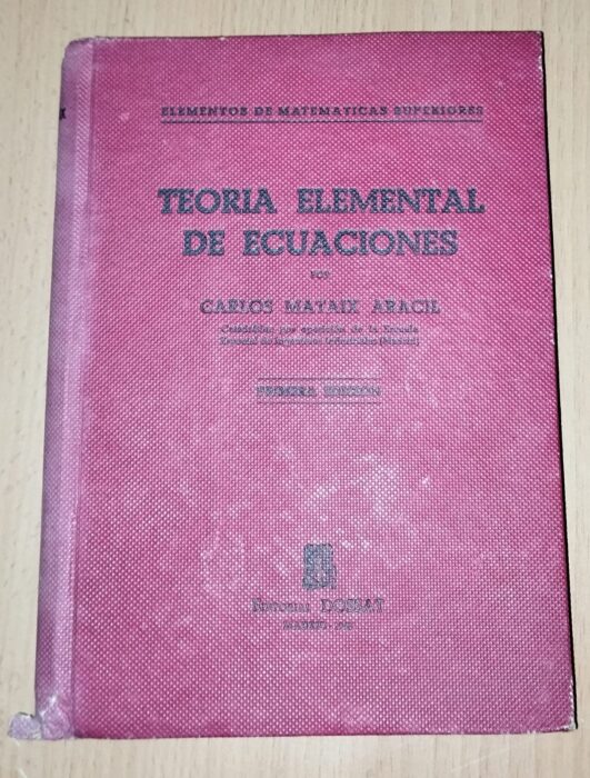Teoría elemental de ecuaciones