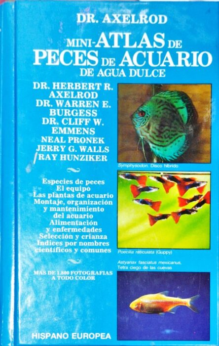 Mini Atlas de peses de acuario de agua dulce
